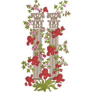 Neckline Embroidery Design