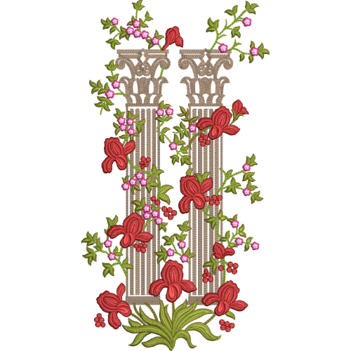 Neckline Embroidery Design