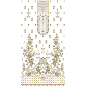 Simple Dress Embroidery Design