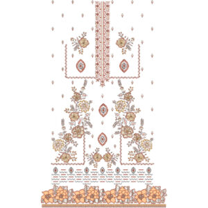 Unique dress Embroidery Design