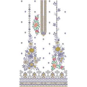 Simple Dress Embroidery Design
