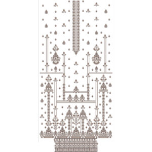 Unique dress Embroidery Design