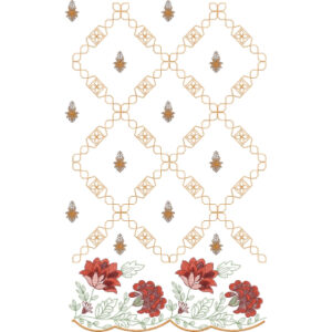 Simple Dress Embroidery Design
