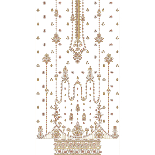 Unique dress Embroidery Design