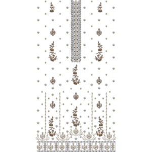 Flower Dress Embroidery Design