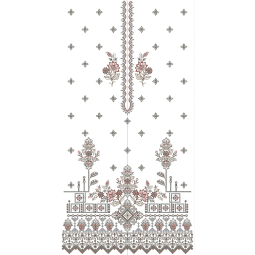 Beautiful Dress Embroidery Design