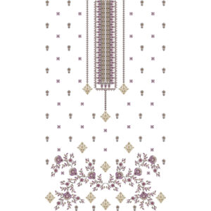 Simple Dress Embroidery Design