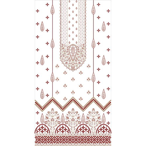 Flower Dress Embroidery Design