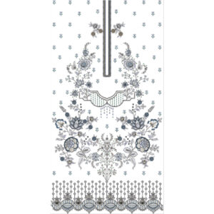 Flower Dress Embroidery Design