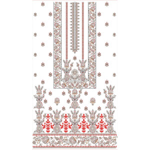 Flower Dress Embroidery Design