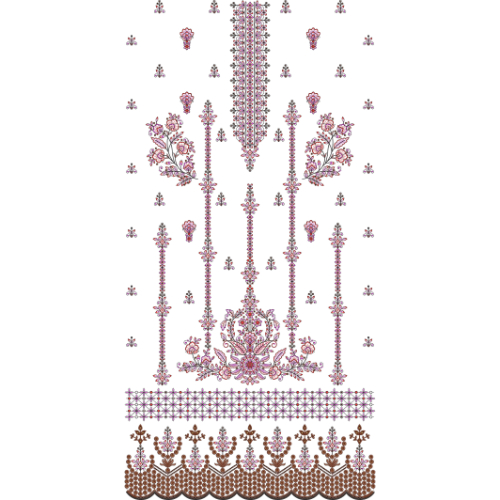 Beautiful Dress Embroidery Design