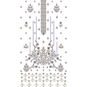 Simple Dress Embroidery Design