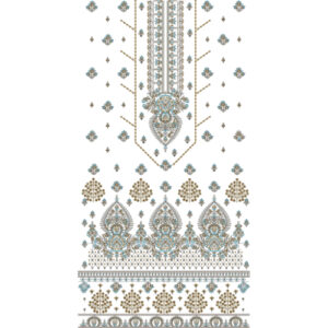 Flower Dress Embroidery Design