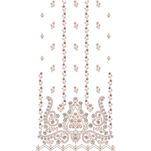 Beautiful Dress Embroidery Design