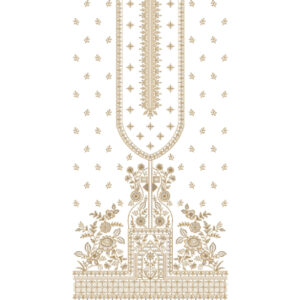 Simple Dress Embroidery Design