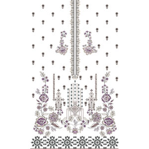 Unique dress Embroidery Design