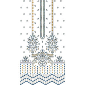 Flower Dress Embroidery Design