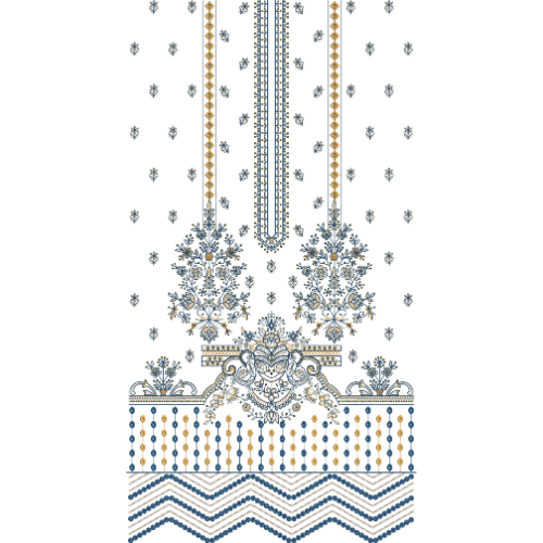 Flower Dress Embroidery Design