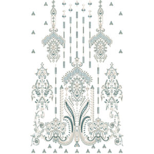 Simple Dress Embroidery Design
