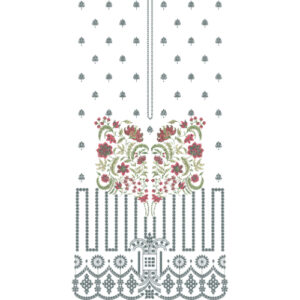 Simple Dress Embroidery Design