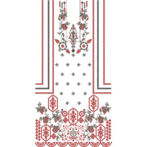 Unique dress Embroidery Design