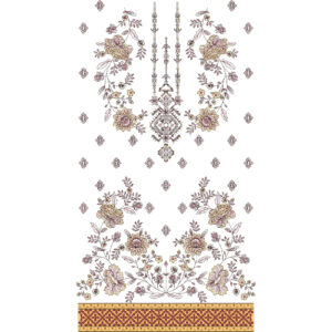Flower Dress Embroidery Design