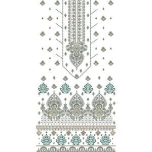 Unique dress Embroidery Design