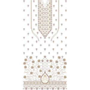 Flower Dress Embroidery Design