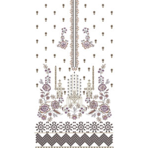 Unique dress Embroidery Design