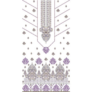 Simple Dress Embroidery Design