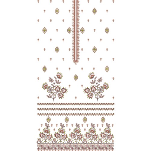 Unique dress Embroidery Design