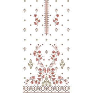 Flower Dress Embroidery Design