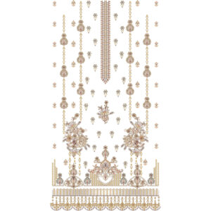 Unique dress Embroidery Design