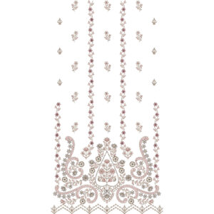Unique dress Embroidery Design