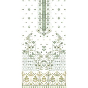Flower Dress Embroidery Design