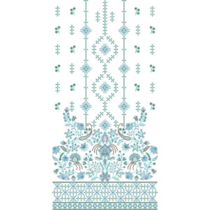 Beautiful Dress Embroidery Design