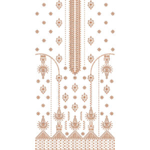 Unique dress Embroidery Design