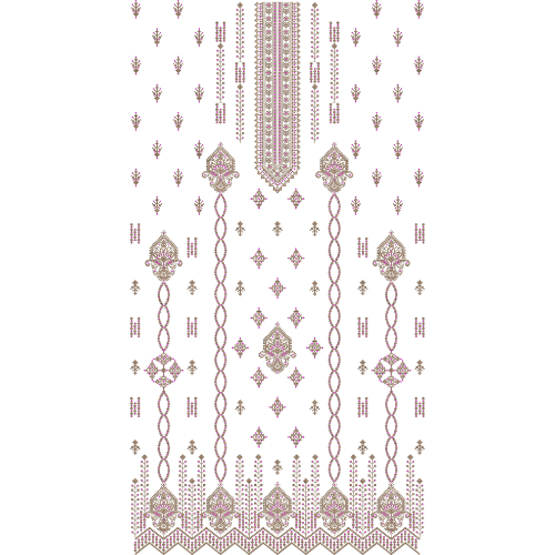 Beautiful Dress Embroidery Design