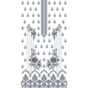 Unique dress Embroidery Design
