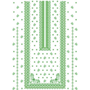 Unique dress Embroidery Design