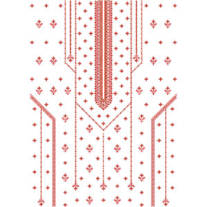 Flower Dress Embroidery Design