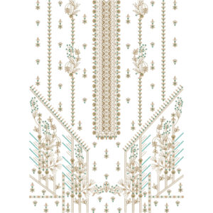 Simple Dress Embroidery Design