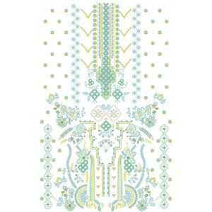 Unique dress Embroidery Design