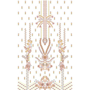 Flower Dress Embroidery Design