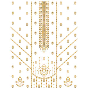 Unique dress Embroidery Design