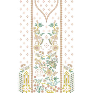 Unique dress Embroidery Design