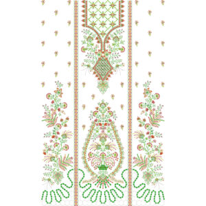 Flower Dress Embroidery Design