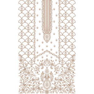 Simple Dress Embroidery Design