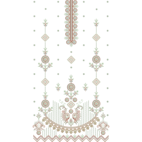Beautiful Dress Embroidery Design
