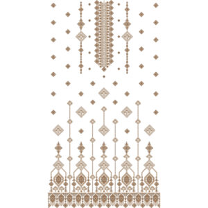 Flower Dress Embroidery Design